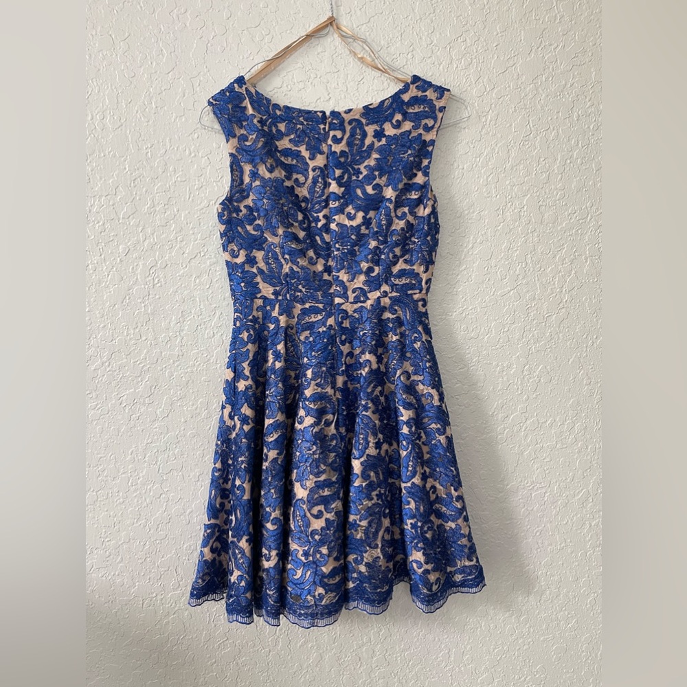 Eliza J Floral Lace Fit and Flare Mini Dress 2P